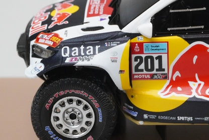 1:43 Spark S5870 Toyota GR DKR Hilux T1+ Dakar 2022 #201 model car