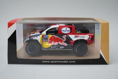 1:43 Spark S5871 Toyota GR DKR Hilux T1+ Dakar 2023 #200 model car