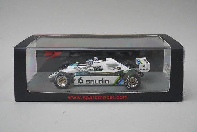1:43 Spark S7499 Williams FW08 German Grand Prix 1982 #6 model car