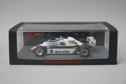 1:43 Spark S7499 Williams FW08 German Grand Prix 1982 #6 model car
