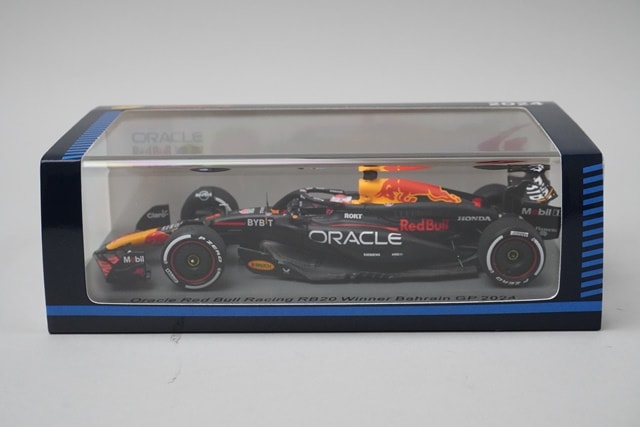 1:43 Spark S9519 Oracle Red Bull Racing RB20 Bahrain GP 2024 #1 model car