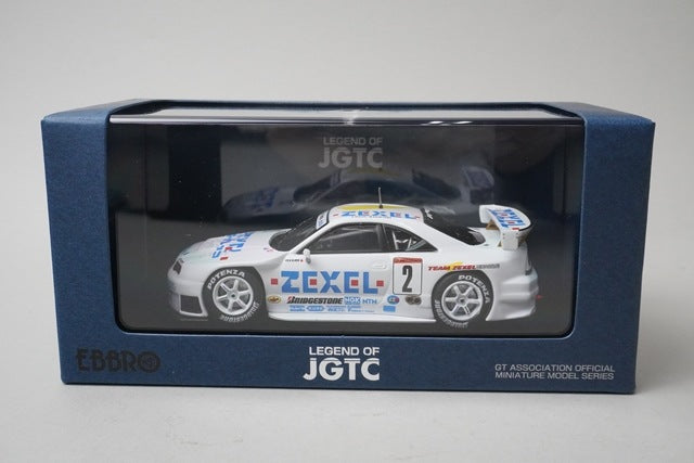 1:43 EBBRO 44253 Nissan ZEXEL Skyline R33 JGTC 1998 #2 model car