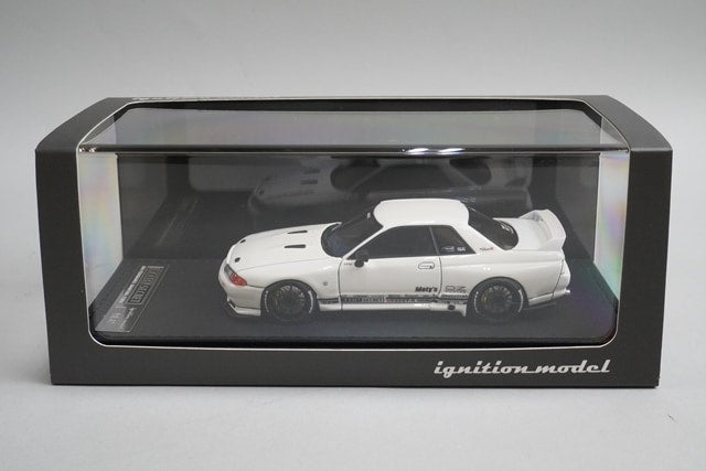 1:43 ignition model IG1526 Nissan TOP SECRET GT-R VR32 White model car