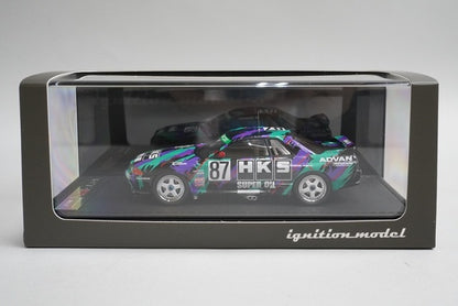 1:43 ignition model IG2976 Nissan HKS Skyline JTC 1993 #87 model car