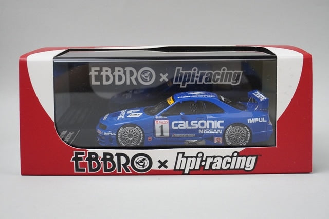 1:43 EBBRO HPI Racing 8831 Nissan Calsonic Skyline GT-R JGTC All-Star 1996 #1
