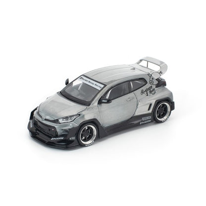 [ Pre-order ] PR640329 POP RACE 1:64 PANDEM GR YARIS RAW METAL Pandem GR Yaris RAW Finish