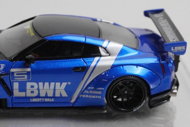 1:64 ignition model IG2368 Nissan LB-WORKS GT-R R35 Type 2 Blue