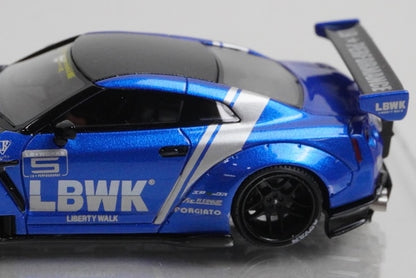 1:64 ignition model IG2368 Nissan LB-WORKS GT-R R35 Type 2 Blue