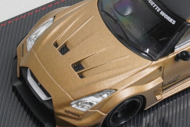 1:64 ignition model IG2383 Nissan LB WORKS 35GT-RR Matte Gold