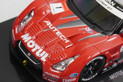 1:43 EBBRO 44232 Nissan Motul Autech GT-R Super GT500 Rd.3 Fuji 2009 #1 model car