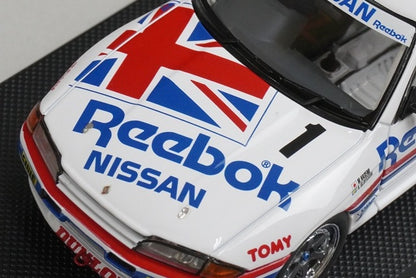 1:43 EBBRO 44160 Nissan Reebok Skyline Gr.A 1990 #1 model car