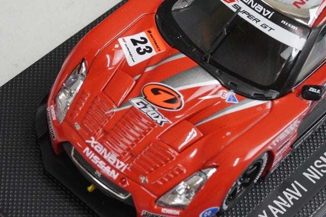 1:43 EBBRO Motoyama Custom Nissan Xanavi Nismo GT-R Super GT 2008 #23