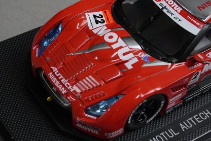 1:43 EBBRO KWAM122015 Dealer Nissan Motul Autech GT-R Super GT500 Fuji 2008 #22 Low Downforce