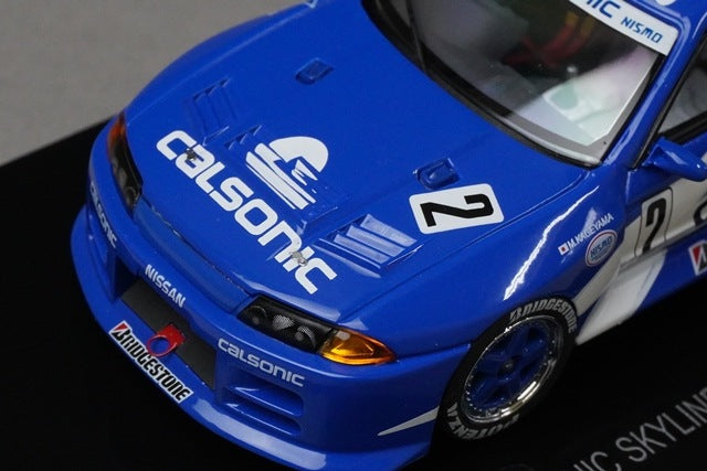 1:43 EBBRO 44646 Nissan Calsonic Skyline GT-R Rd.4 Fuji Champion 1993 #2 model car