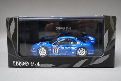 1:43 EBBRO P420 Nissan Skyline JGTC 2001 #12 model car