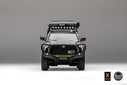 DTG0037-XOVLD GCD Gaincorp Products 1:64 Toyota Tundra Orion Africa Expedition XOverland x DiecastTalk Custom Order
