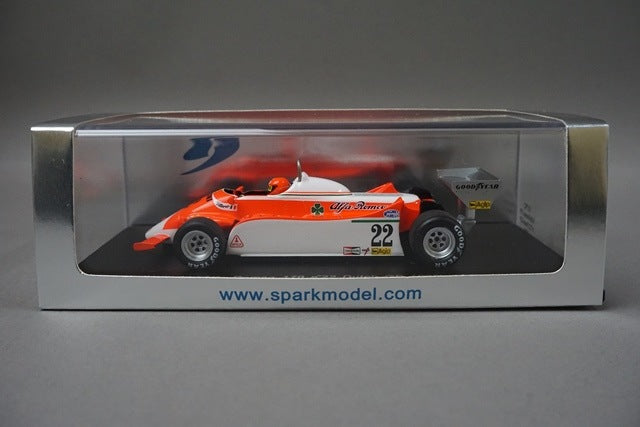 1:43 SPARK S1792 Alfa Romeo 179 Dutch Grand Prix 1980 #22 model car
