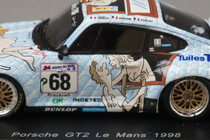 1:43 SPARK S4448 Porsche GT2 Le Mans 1998 #68 model car