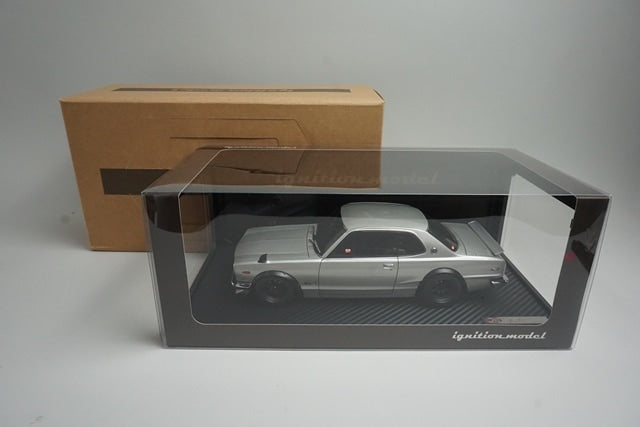 1:18 ignition model IG3613 Nissan Skyline 2000 GT-R (KPGC10) Silver model car