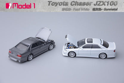 [ Pre-order ] Model One 1:64 Toyota Chaser MK6 (JZX100) Gunmetal Gray
