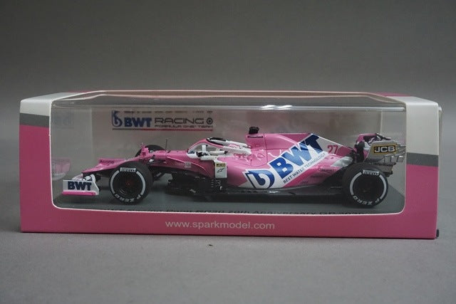 1:43 Spark S6478 BWT Racing Point RP20 70th Anniversary GP 2020 #27 N. Hulkenberg model car