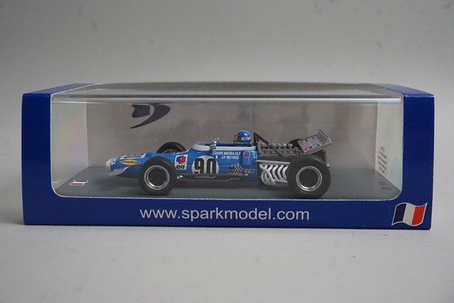 1:43 SPARK SF246 Matra MS11-12 Vainqueur Course de Cote du Mont Dore 1970 #90 model car