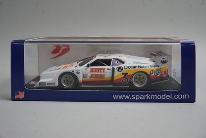 1:43 Spark US044 BMW M1 GR5 Daytona 1980 #3 model car