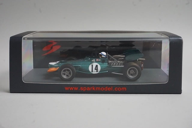 1:43 Spark S2344 BRM P139 German GP Practice 1969 #14 J. Sirtis model car