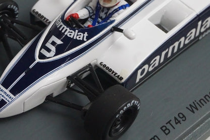1:43 Spark S4790 Brabham BT49 Winner Long Beach GP 1980 #5 N. Piquet model car