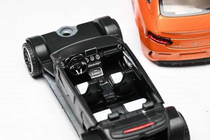 Howie Model HM 1:64 Mercedes-AMG C63 S AMG Coupe W205 Sunset Orange model car