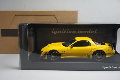1:18 ignition model IG2043 Mazda RX-7 (FD3S) Feed Yellow