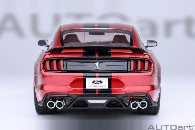 [ Pre-order ] 73098 AUTOart 1:18 Ford Mustang Shelby GT500 (Red with Black Stripes)