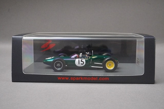 1:43 SPARK S7118 Lotus 21 Dutch GP 3rd place 1961 #15 J. Clark model car