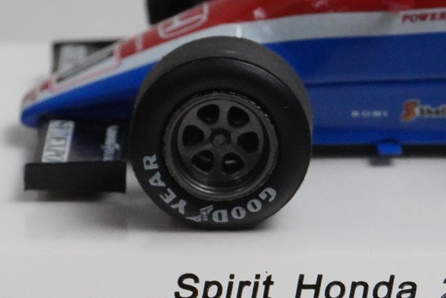 1:43 Rave R70253 Spirit Honda 201C Dutch GP 1983 #40 S. Johansson model car