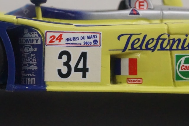 1:43 Spark SCYD04 Reynard 2KQ ROC Le Mans 2000 #34 model car