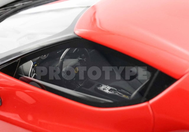 [ Pre-order ] P18269B BBR 1:18 Ferrari 296 Speciale Rosso Corsa (with clear case)