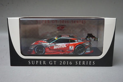 1:43 EBBRO 45397 Nissan Motul Autech GT-R Super GT500 Fuji Rd.2 Winner 2016 #1 Tsugio Matsuda / R. Quintarelli