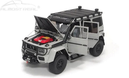860306 Almost Real Model 1:18 Brabus 550 Adventure Mercedes-Benz G-Class 4×4 2017 Gray model car
