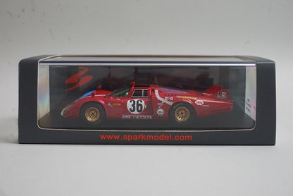 1:43 SPARK S8800 Alfa Romeo 33/2 Le Mans 1969 #36 G. Gosselin C. Bourgoigner model car