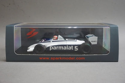 1:43 SPARK S4347 Brabham BT49C Argentine GP Winner 1981 #5 N. Piquet model car