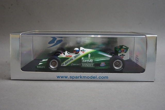 1:43 SPARK S1728 RAM 03 SAT French GP 1985 #9 M. Winkelhock model car