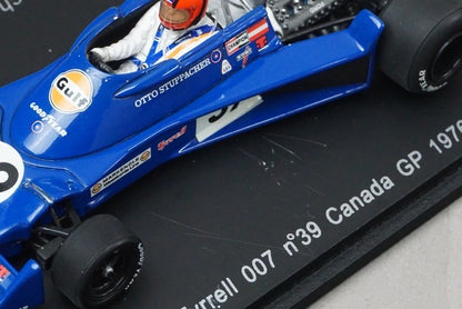 1:43 Spark S1649 Tyrrell 007 Canadian GP 1976 #39 O. Stubbach
