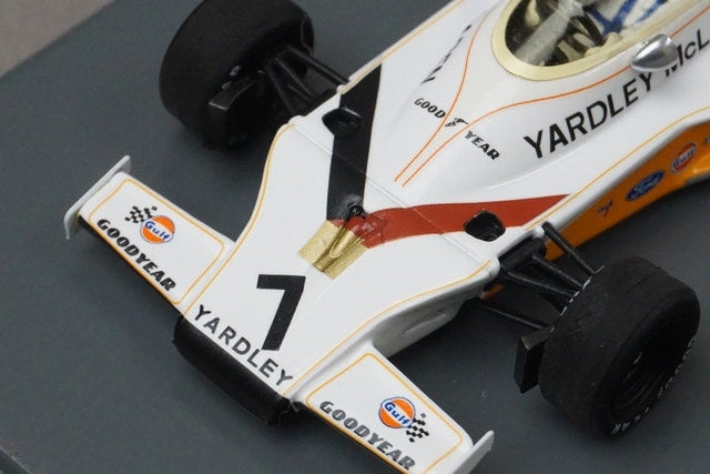 1:43 SPARK S5392 McLaren M23 Swedish Grand Prix Winner 1973 #7 D. Hulme model car