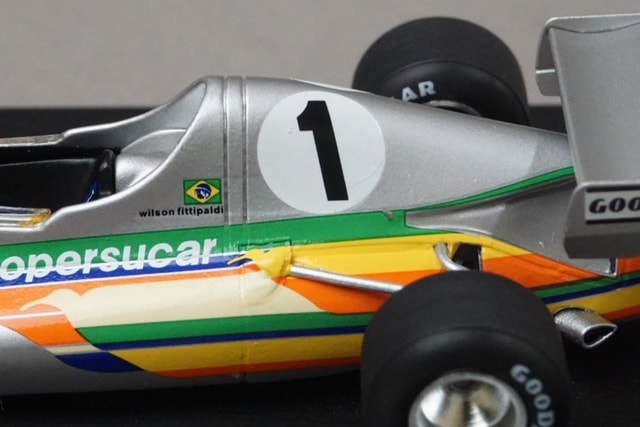 1:43 SPARK S3933 Copascar FD01 Press 1975 #1 model car