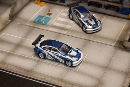 [ Pre-order ] Ghost Player 1:64 BMW E46 M3 GTR White Blue