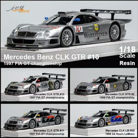 [ Pre-order ] IVY 1:18 Scale Mercedes-Benz CLK-GTR 1997 #10