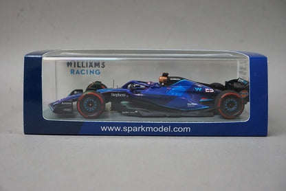 1:43 Spark S8586 Williams Racing FW45 Bahrain GP 10th 2023 #23 A. Albon