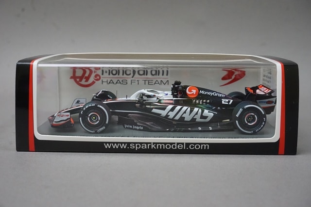 1:43 Spark S9528 MoneyGram Haas F1 Team VF-24 Australian GP 9th 2024 #27 N. Hulkenberg