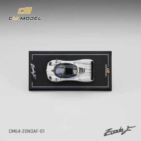 [ Pre-order ] CM64-ZondaF-01 CM-Model 1:64 Pagani Zonda F Pearl White