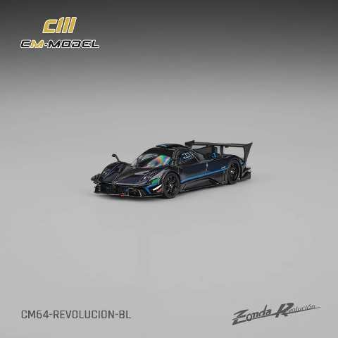 [ Pre-order ] CM64-Revolucion-BL CM-Model 1:64 Pagani Zonda Revolucion Metallic Blue